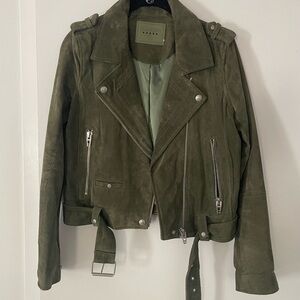 BlankNYC Suede Moto Jacket